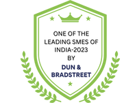 one of the leading smes of india 2023 badge