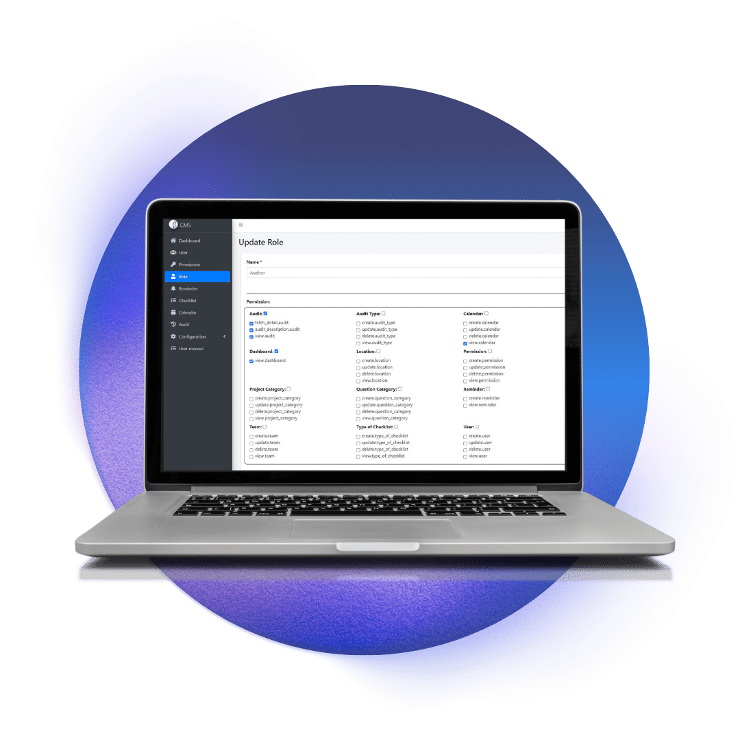 Viaante's CMS tool