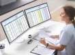 Healthcare professional identifying ICD-10 coding errors